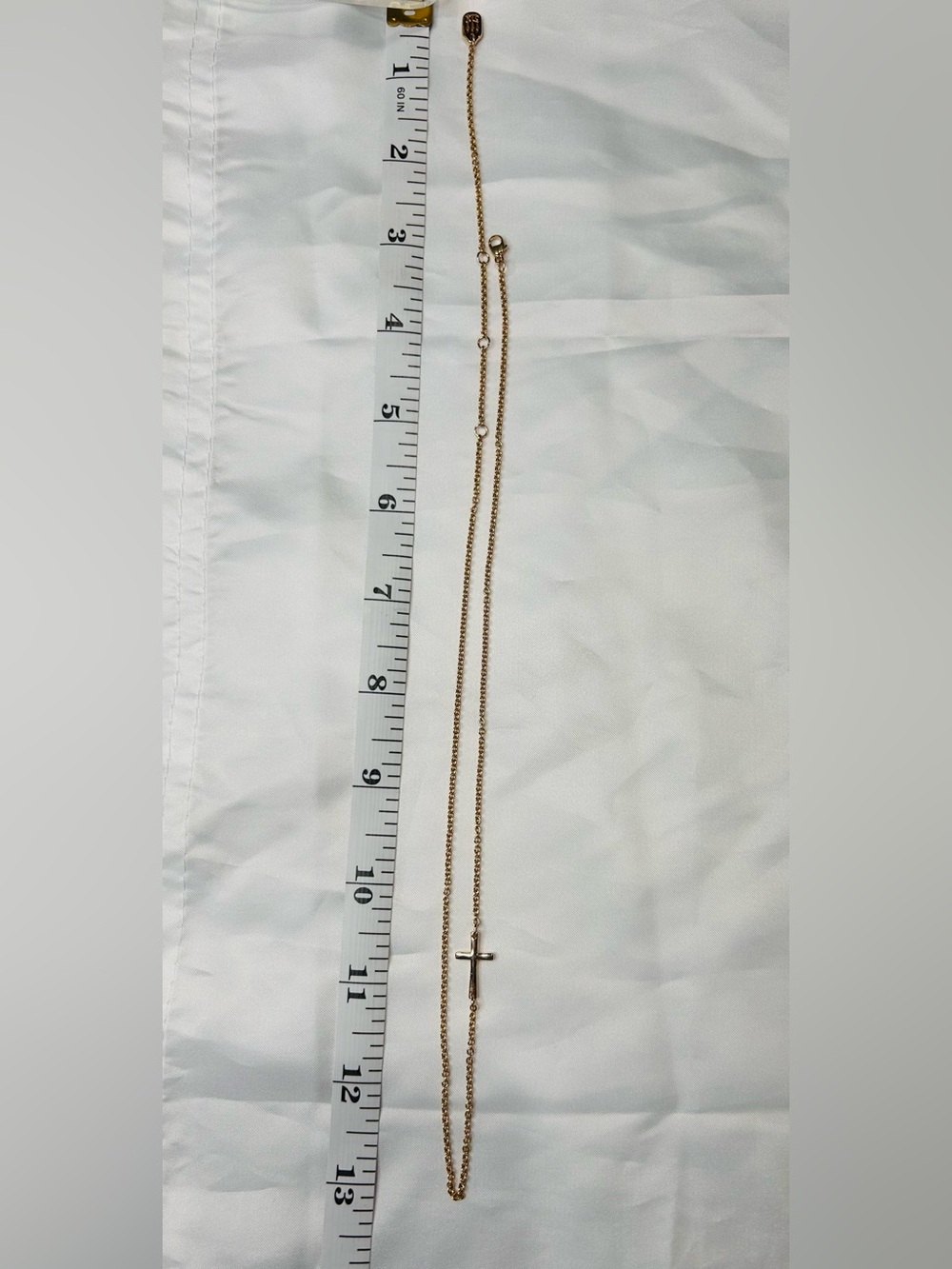James Avery 14K Gold Horizon Cross Necklace - Adjustable 18–20” - Picture 9 of 11